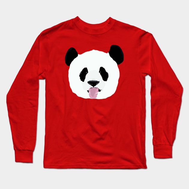 Panda Long Sleeve T-Shirt by ElviaMontemayor